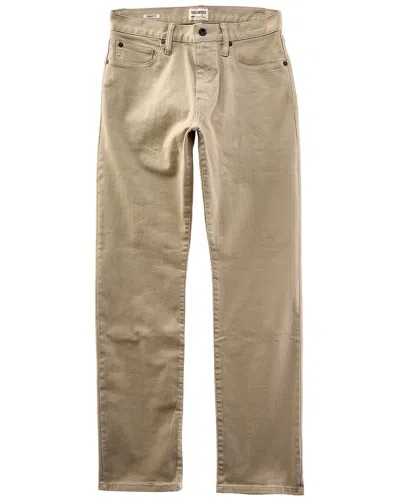 Todd Snyder New Straight Garment Dyed Twill Pant In Brown