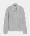 Todd Snyder Nightcap Sweater Polo In Gray