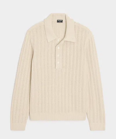 Todd Snyder Nightcap Sweater Polo In Pink