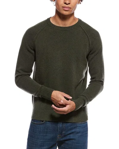 Todd Snyder Nomad Cashmere Crewneck Sweater In Green