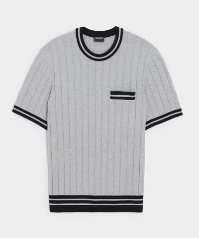 Todd Snyder Oakwood Sweater Tee In Grey In Gray