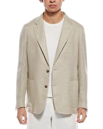 Todd Snyder Open-weave Linen Sportcoat In Neutral