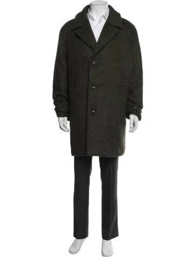 Pre-owned Todd Snyder Overcoat In Green