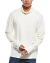 Todd Snyder Oversized Jersey Turtleneck Sweater In White