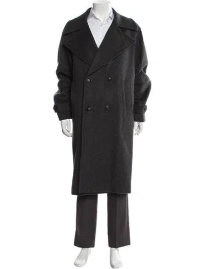 Pre-owned Todd Snyder Oversized Virgin Wool Overcoat In Gray