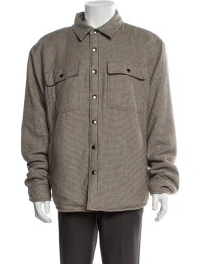 Pre-owned Todd Snyder Plaid Print Utility Jacket In Multi