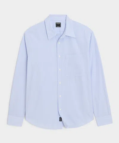 Todd Snyder Poplin Big Shirt In Light Blue