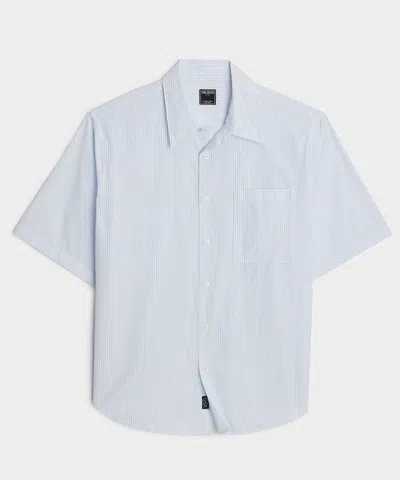 Todd Snyder Poplin Big Shirt In Gray