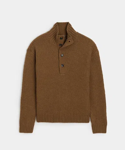 Todd Snyder Popover Sweater In Camel In Brown