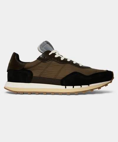 Todd Snyder Porto Trainer In Olive In Green