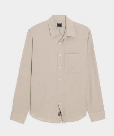 Todd Snyder Portuguese Cotton-cashmere Sport Shirt In Camel In Neutral