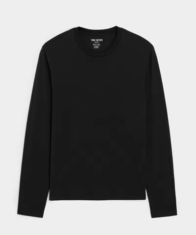 Todd Snyder Portuguese Premium Jersey Tee In Black