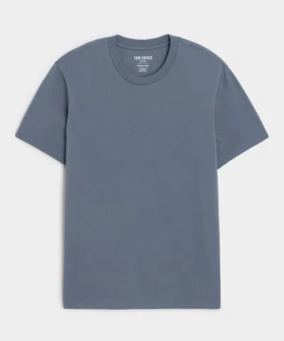 Todd Snyder Portuguese Premium Jersey Tee In Deep Springs In Blue