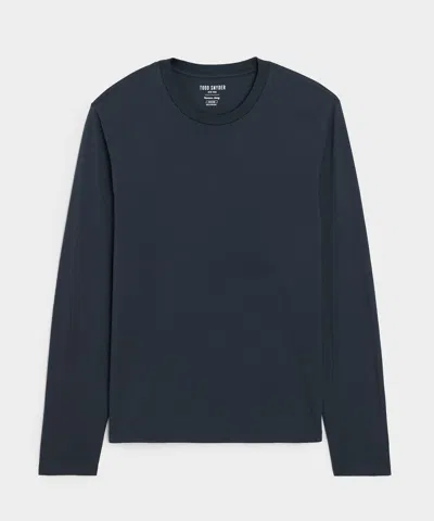 Todd Snyder Portuguese Premium Jersey Tee In Navy In Blue