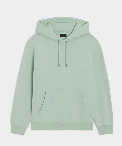 Todd Snyder Portuguese Terry Popover Hoodie In Faded Jade In Green