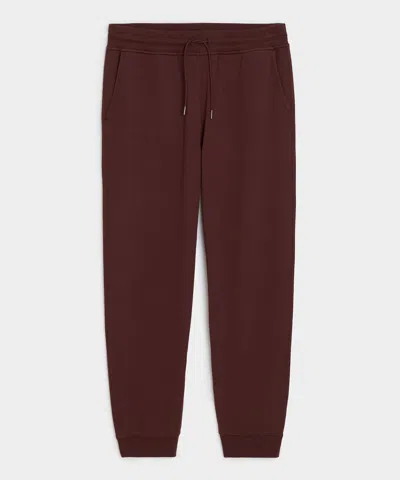 Todd Snyder Portuguese Terry Sweatpant In Garnet Glory In Burgundy