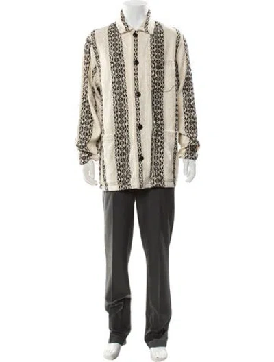 Pre-owned Todd Snyder Printed Poncho In Neutral