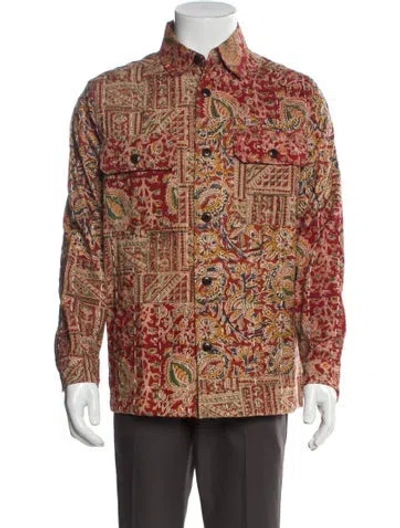Pre-owned Todd Snyder Printed Utility Jacket In Multi