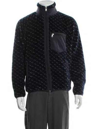 Pre-owned Todd Snyder Printed Windbreaker In Blue