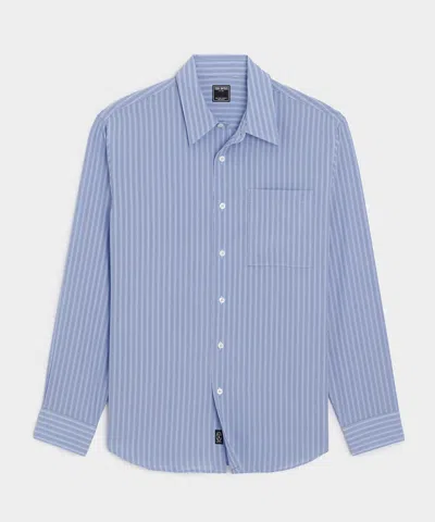 Todd Snyder Rayon Big Shirt In Blue