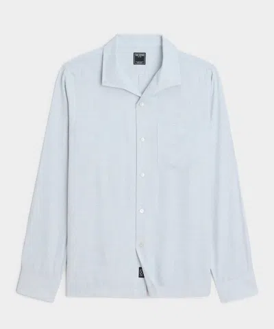 Todd Snyder Rayon Miami Shirt In Blue