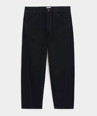 Todd Snyder Relaxed Barrel Jean In Black
