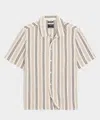 Todd Snyder Relaxed Cabana Polo In Neutral