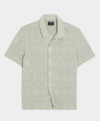 Todd Snyder Relaxed Cabana Polo In Green