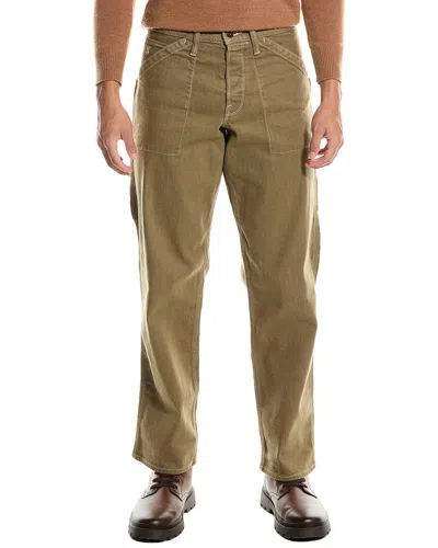 Todd Snyder Carpenter Yellow Relaxed Fit Jean In Brown