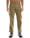 Todd Snyder Carpenter Yellow Relaxed Fit Jean In Green