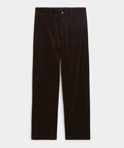 Todd Snyder Relaxed Corduroy Favorite Chino In Dark Brown