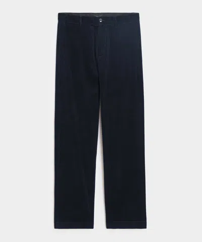 Todd Snyder Relaxed Corduroy Favorite Chino In Navy In Blue