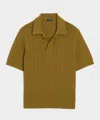 Todd Snyder Relaxed Cotton Montauk Sweater Polo In Green