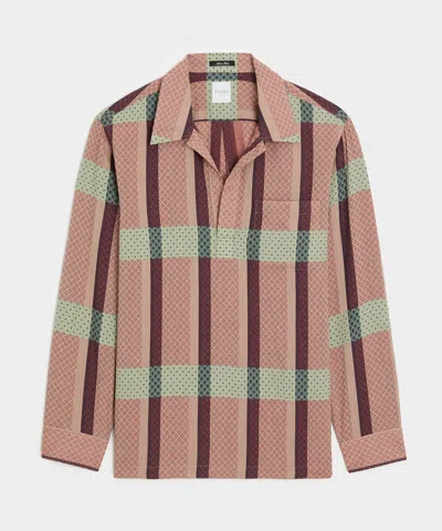 Todd Snyder Relaxed Cotton Popover Shirt In Pink