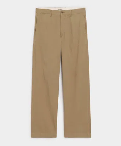 Todd Snyder Relaxed Fit Japanese Selvedge Chino In Khaki