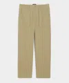 Todd Snyder Relaxed Herringbone Twill Camp Pant In Brown
