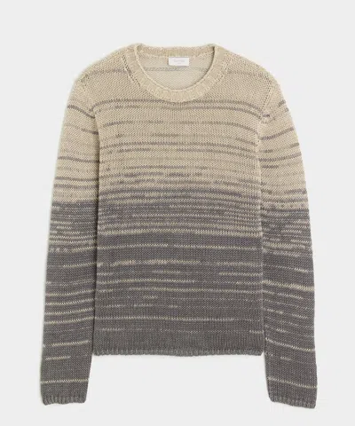 Todd Snyder Relaxed Linen Crewneck Sweater In Neutral
