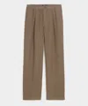 Todd Snyder Relaxed Linen Leisure Pant In Brown
