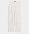 Todd Snyder Relaxed Linen Leisure Pant In White