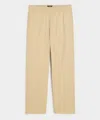 Todd Snyder Relaxed Poplin Leisure Pant In Gold