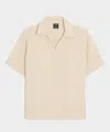 Todd Snyder Relaxed Sea Soft Irish Linen Popover Shirt In Neutral
