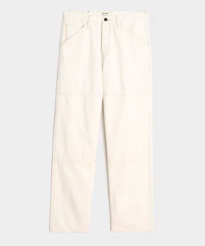 Todd Snyder Relaxed Selvedge Carpenter Jean In White