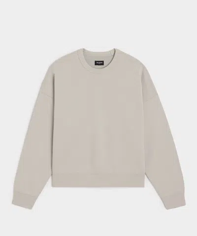 Todd Snyder Relaxed Terry Crewneck In Gray