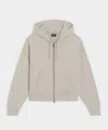Todd Snyder Relaxed Terry Full-zip Hoodie In Neutral