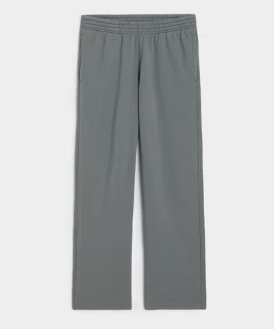 Todd Snyder Relaxed Terry Wide Leg Sweatpant In Gray