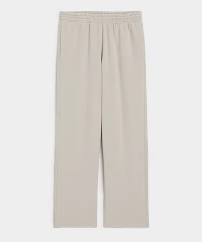 Todd Snyder Relaxed Terry Wide Leg Sweatpant In Neutral