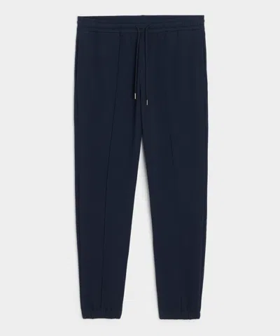 Todd Snyder Relaxed Travel Terry Pintuck Jogger In Blue
