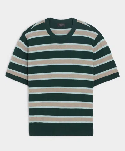 Todd Snyder Retro Sweater Tee In Forest Shade In Multi