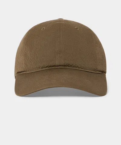 Todd Snyder Seersucker Cap In Tan In Brown