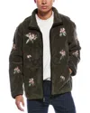 Todd Snyder Sherpa Floral Jacket In Gray